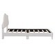 preview thumbnail 4 of 13, Twin Size Velvet Upholstered Cloud-Shape Bed with Headboard, No Box Spring Needed, Beige