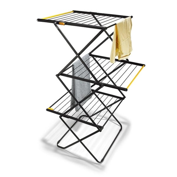 Airframe Rack AirFrame™ Clothes Drying Rack with Long Garment Hanging Rails - Bed ...