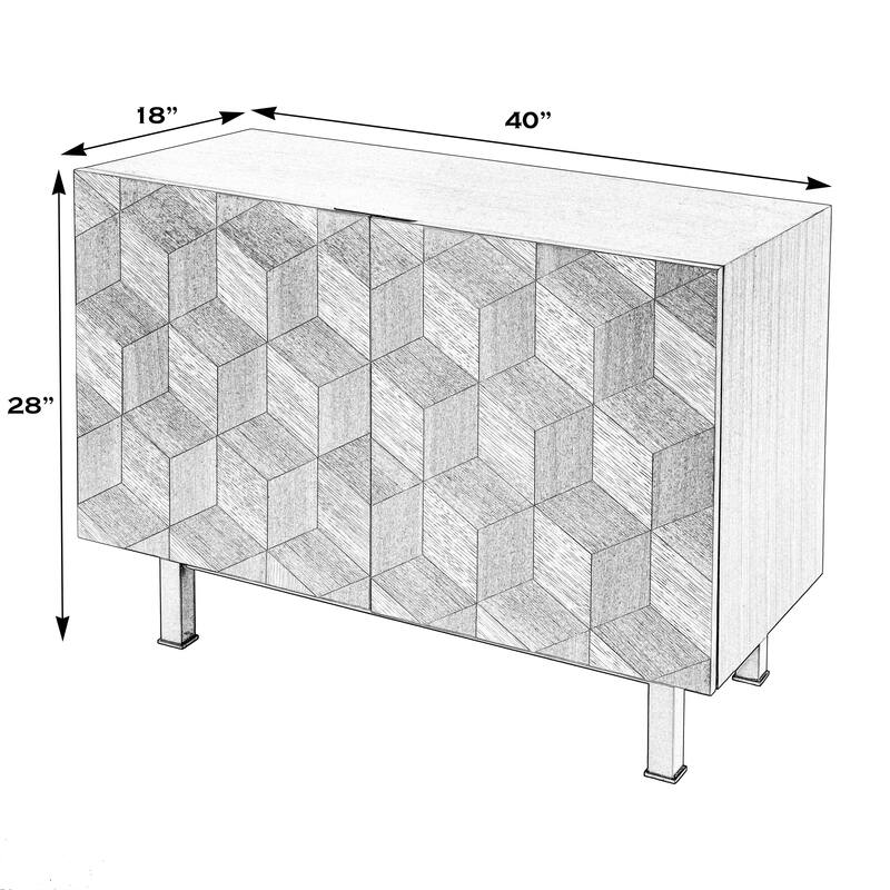 Stefan 2-Door Storage Cabinet