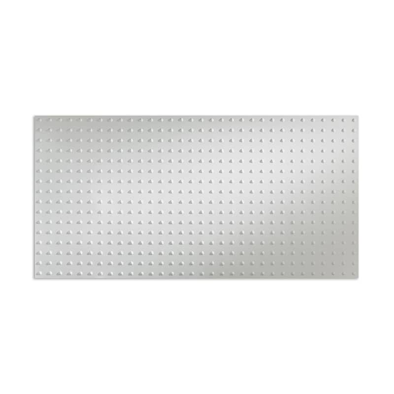 FASÄDE Dome 4-foot x 8-foot PVC Wall Panel in Matte White