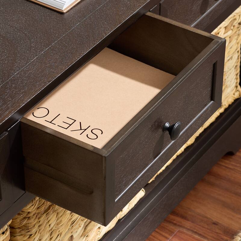 SAFAVIEH Ara Grey 3-Drawer Storage Unit - 42.1" x 15.4" x 19.7" - 42"W x 15"D x 20"H