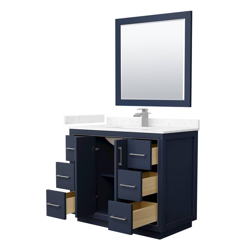 Wyndham Collection WCF1111-42S-VCA-M34 Icon 42" Free Standing Single