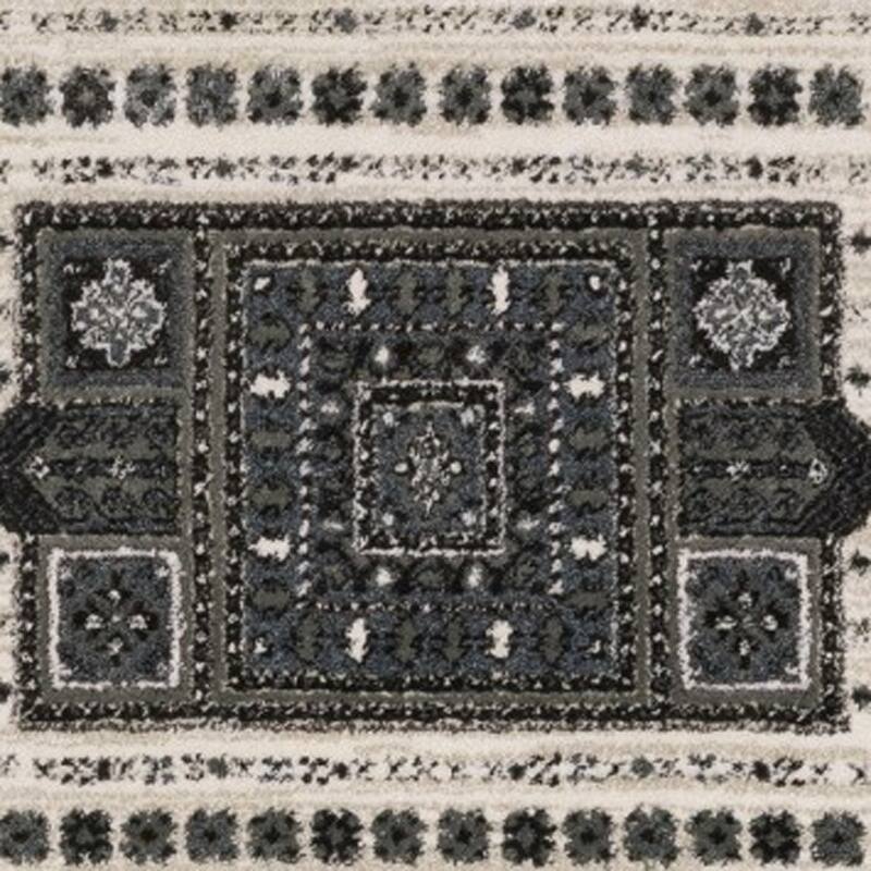 HomeRootsMedallion Traditional Rectangle Area Rug