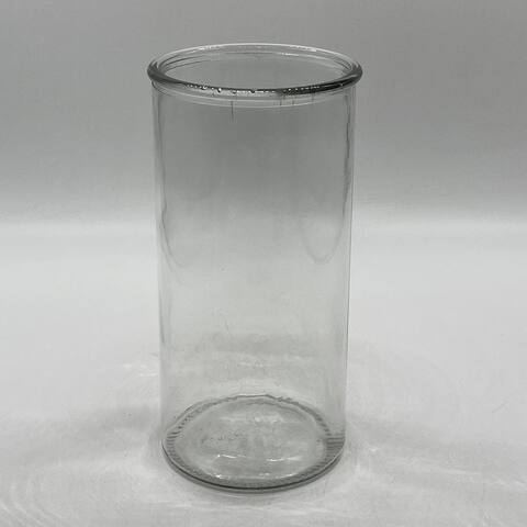 Clear Glass Cylinder Vase