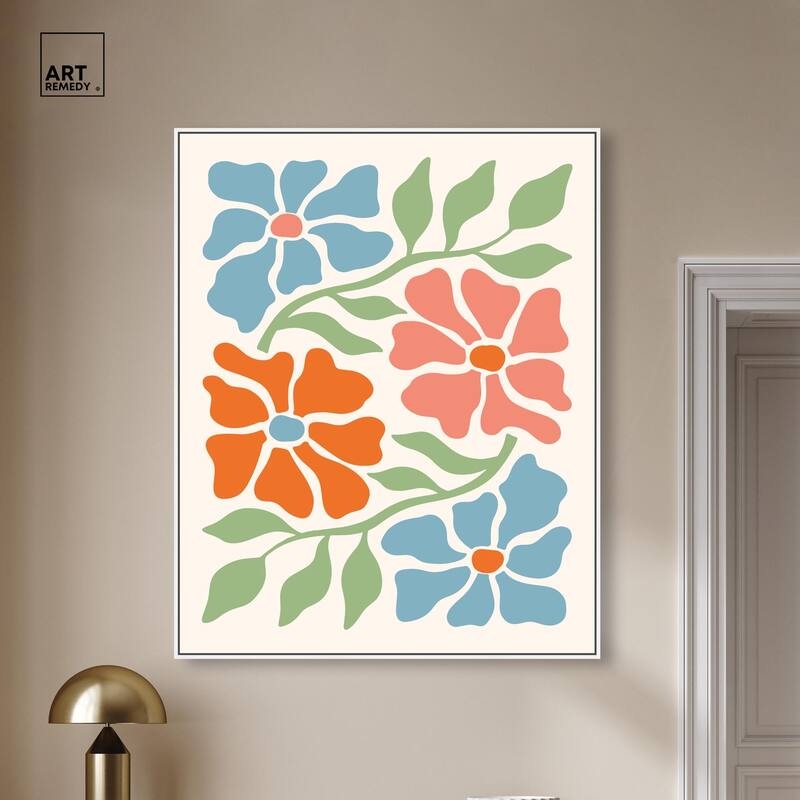 The Flowers Vines all Season Canvas by Art Remedy