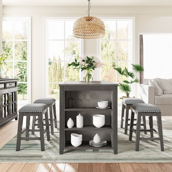 Farmhouse bar table set top