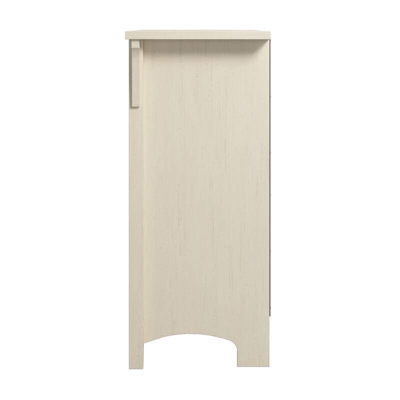 Salinas Small Storage Cabinet with Doors and Shelves by Bush Furniture