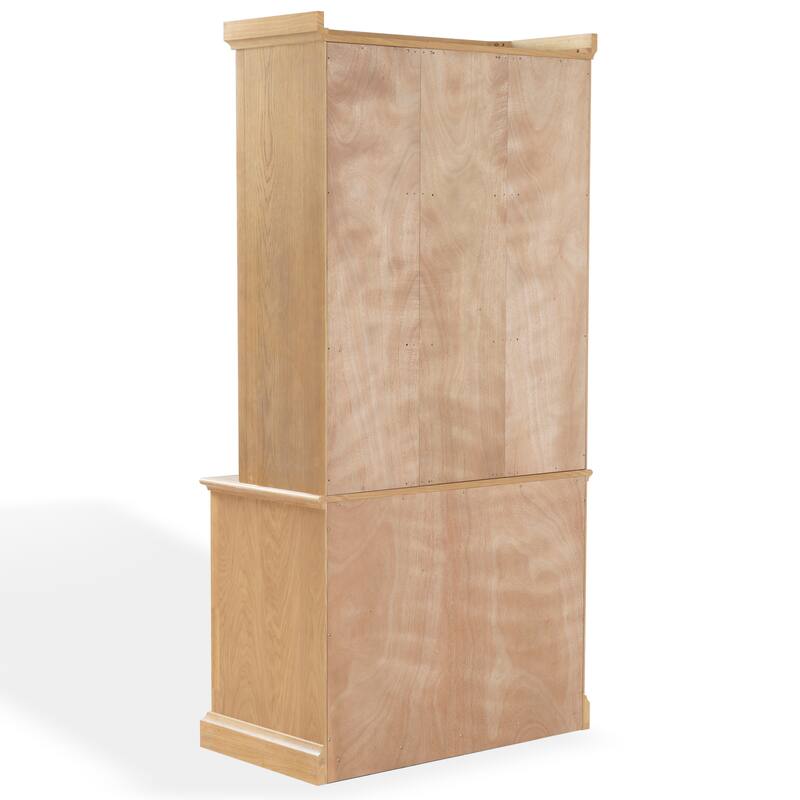 SAFAVIEH Couture Haylina 4-Shelf Wood Bookcase - 40"W x 21"D x 79"H