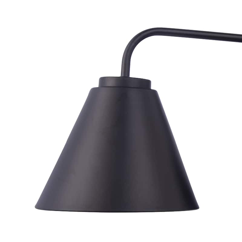 Modern Loft Lantern 3-Light Black Vanity Light - 25.4"L x 7"W x 10.5"H
