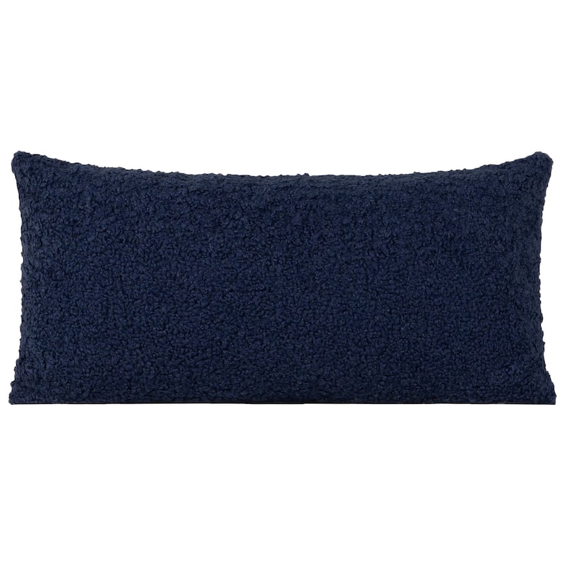 Tiffany Duet Patch Boucle Textured Lumbar Pillow