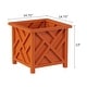 preview thumbnail 11 of 17, Square Planter Box by Pure Garden - 14.75 x 14.75 x 13