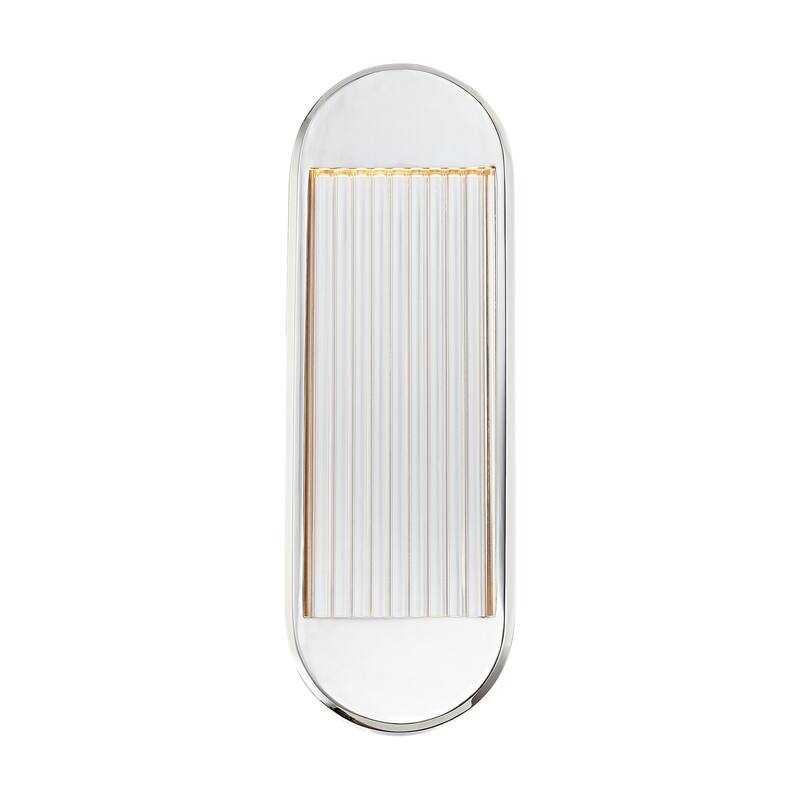 Alora Lighting WV330216 Palais 24" Tall LED Wall Sconce - Polished Nickel