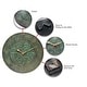 preview thumbnail 13 of 12, Blanc Fleur Wall Clock - 15 x 1.38 x 15