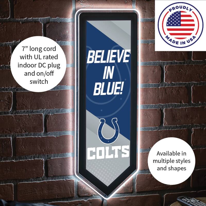 Indianapolis Colts LED Lighted Sign