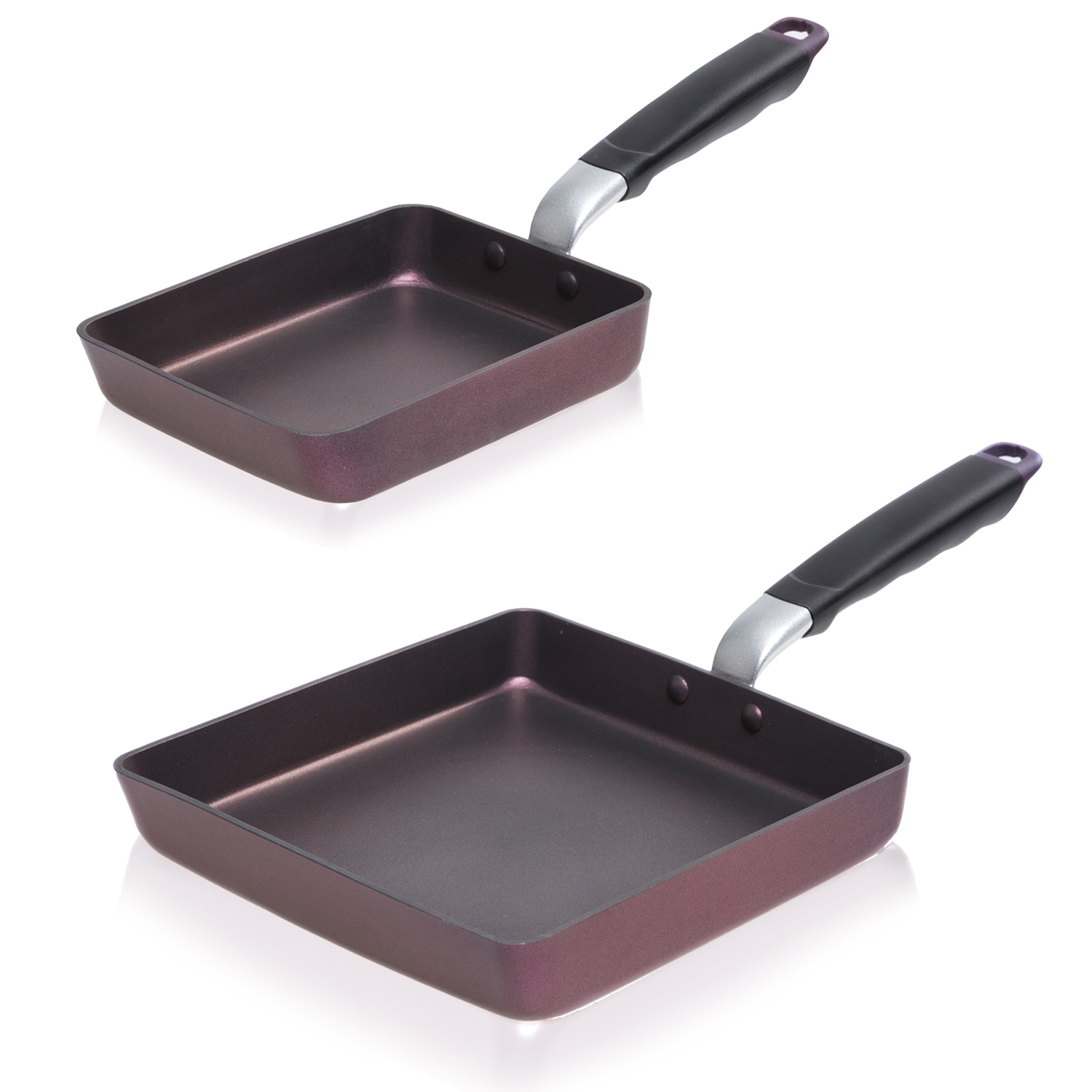 TECHEF - Color Pan 12 Frying Pan, Coated with New Safe Teflon Select -  Color Collection/Non-Stick Coating (PFOA Free), Made in Korea, Pure Black