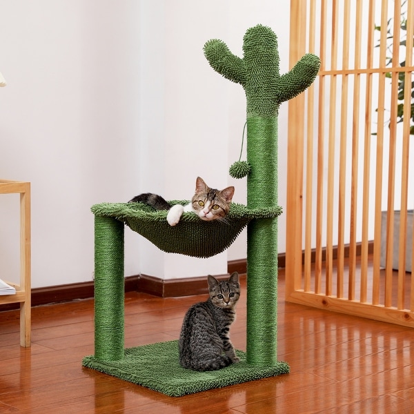 Cat scratch post with hotsell hammock