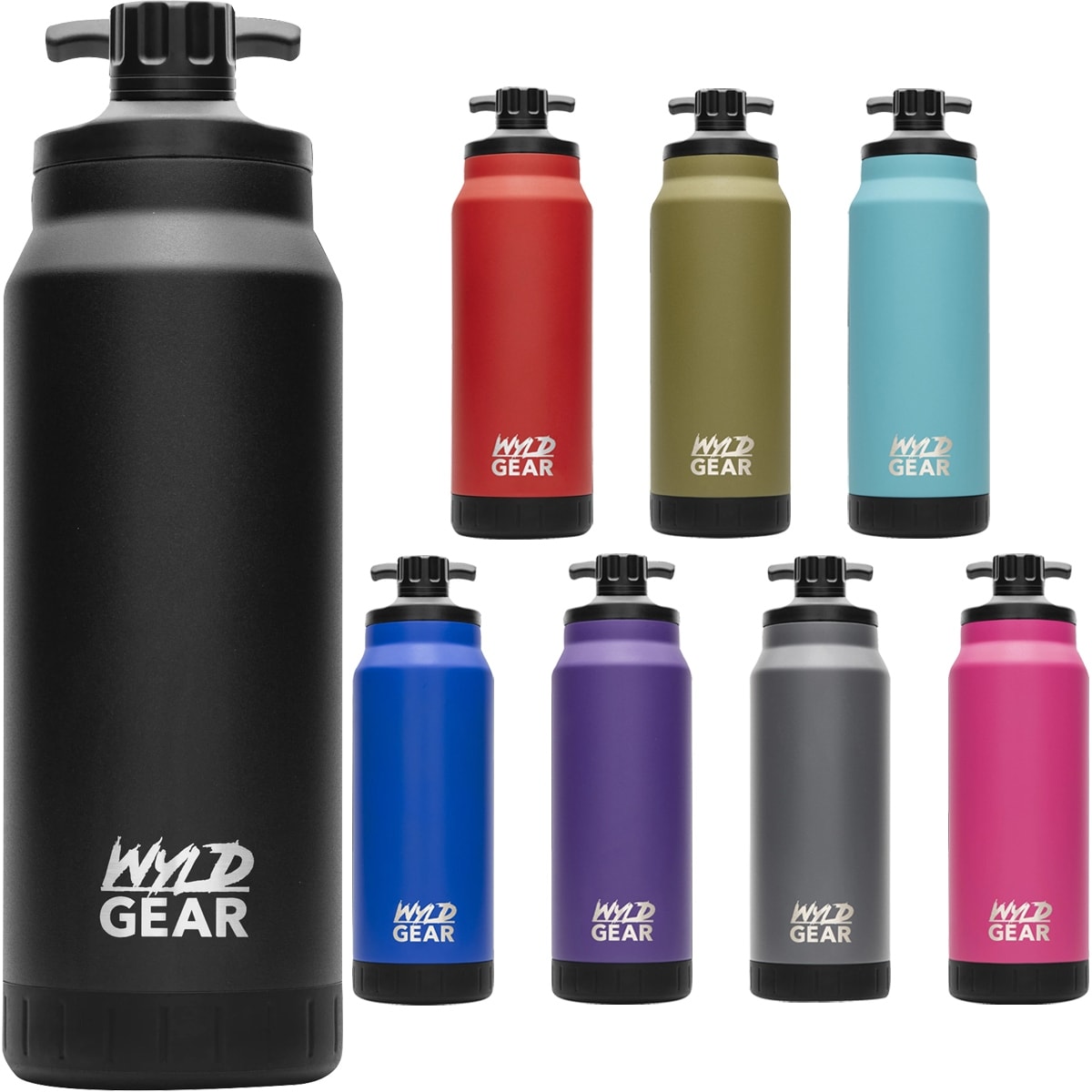 Wyld Gear 44-Ounce Pink Stainless Steel Insulated Mag Bottle