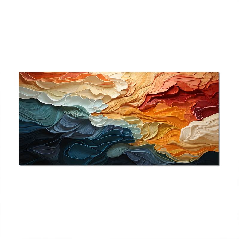 Designart "Biomorphism Organic Forms V" Modern Wall Art Living Room