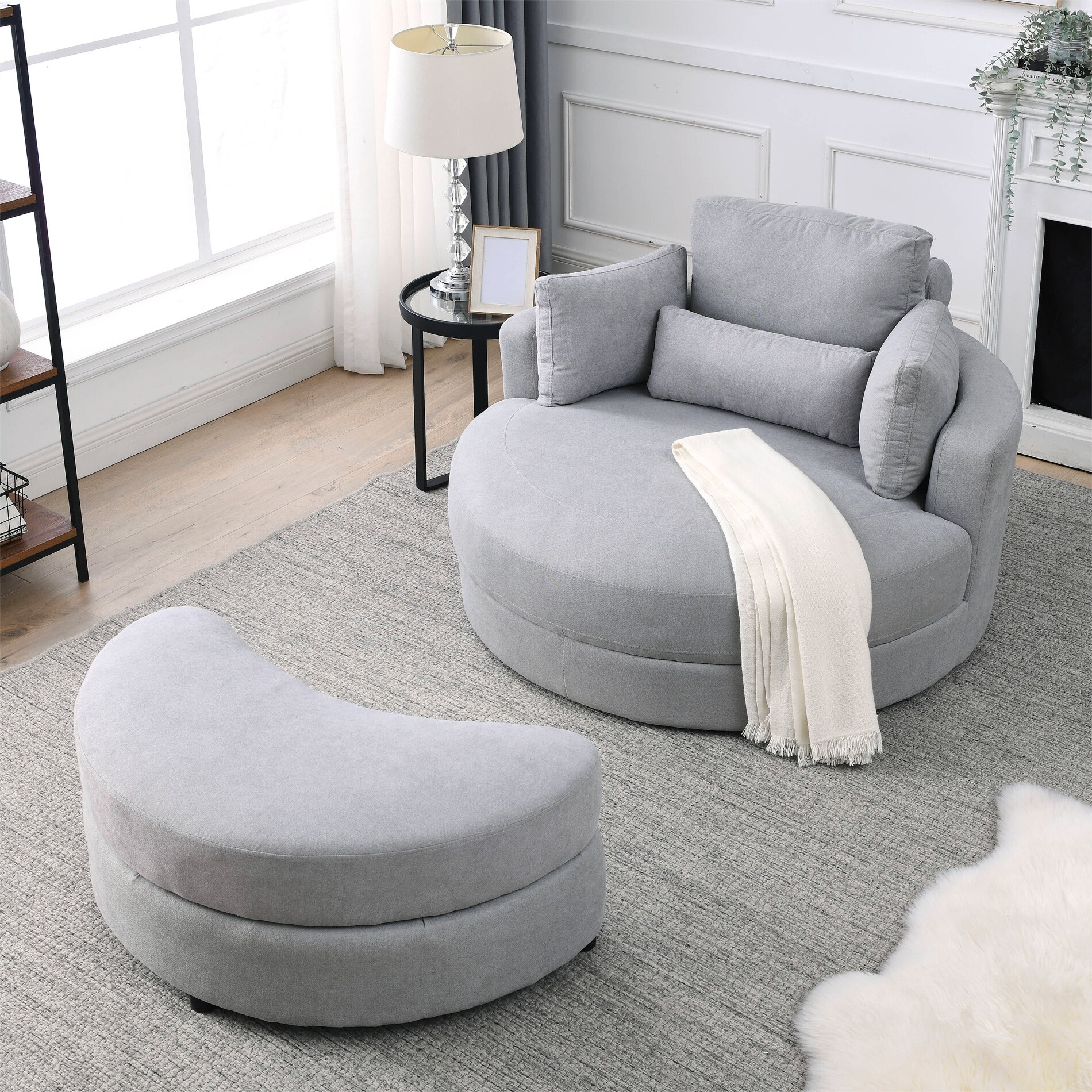 Big round armchair outlet