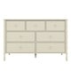 preview thumbnail 7 of 33, Max & Lily Jenny Lind 7-drawer Wood Spindle Leg Horizontal Dresser