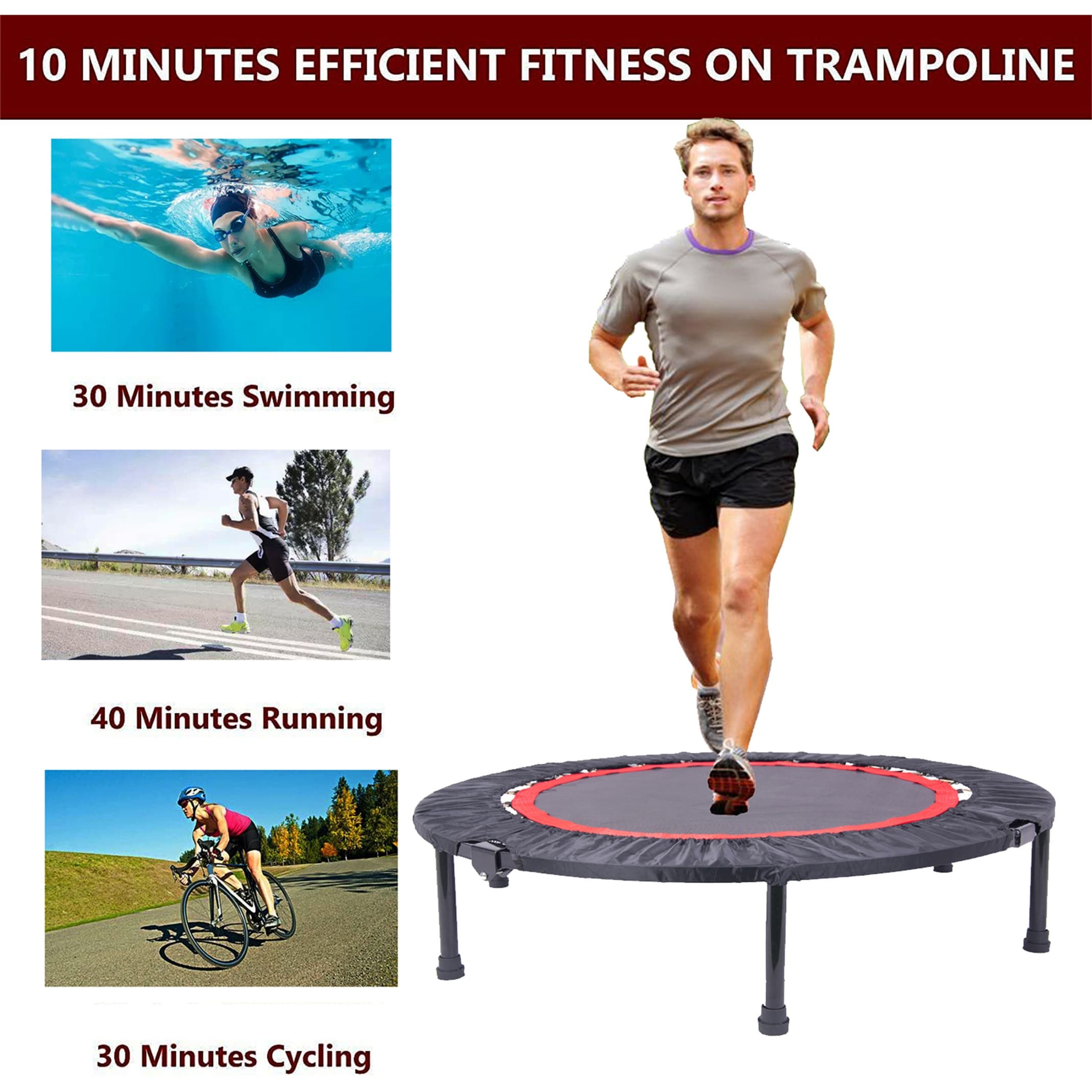 Mini adult trampoline deals