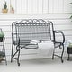 preview thumbnail 1 of 3, Antique Garden Bench Black