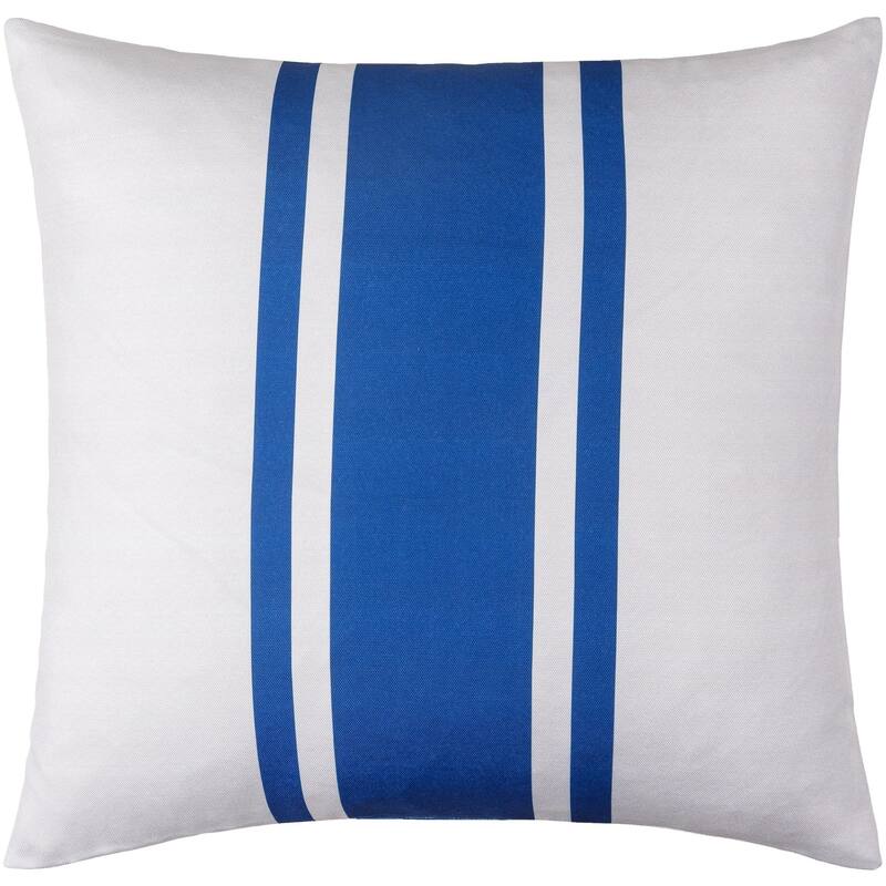 Livabliss Classic Stripe Modern & Contemporary Accent Pillow - 18"L x 18"W - Polyester