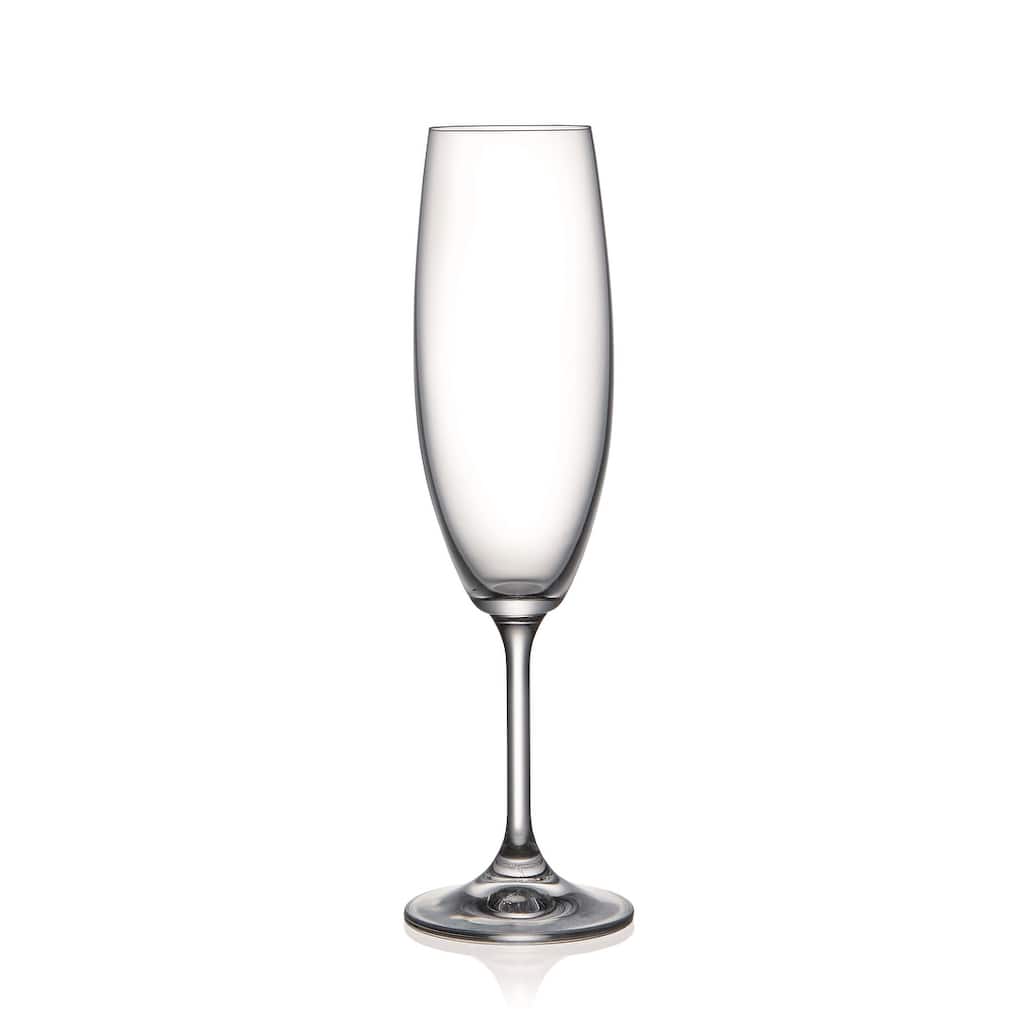 Christopher Knight Set of 4 Fluted Champagne Glass