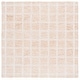 preview thumbnail 22 of 47, SAFAVIEH Hand-Tufted Pine Zymryd Modern & Contemporary Wool Rug 6' Square - Orange/Ivory