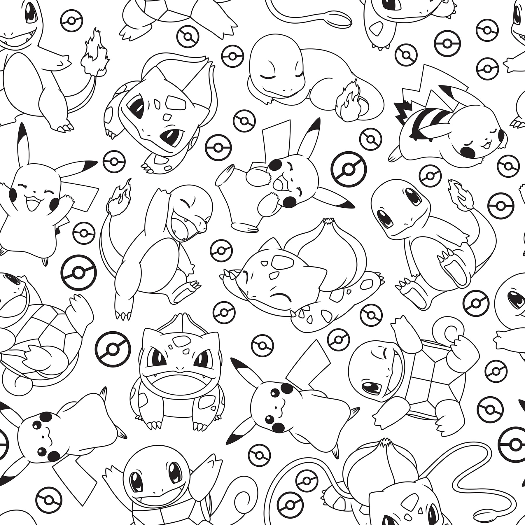 Pokémon Peel and Stick Wallpaper by RoomMates