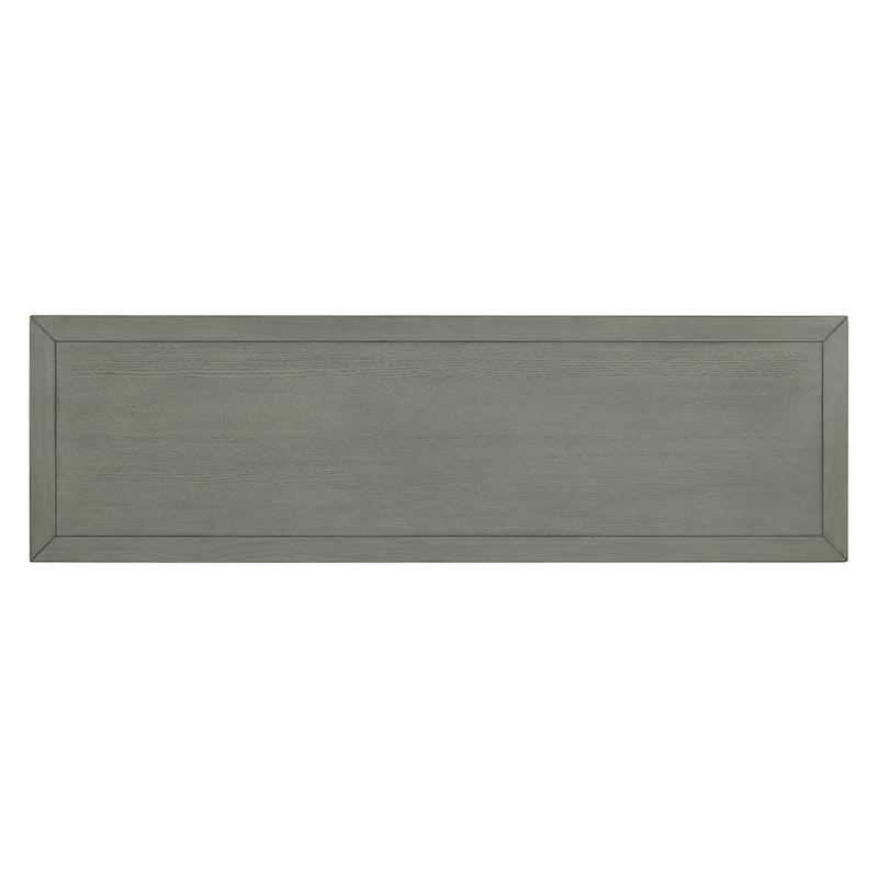 Retro 4-Door Sideboard Buffet Cabinet with Adjustable Shelves for Kitchen & Dining Room Storage
