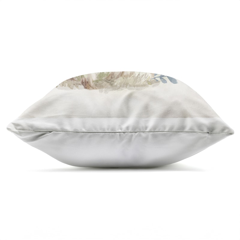 Stupell Neutral Cottage Mushrooms Printed Outdoor Throw Pillow Design by Mollie B.