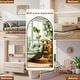 preview thumbnail 15 of 74, Modern Arched Full Length Aluminum Alloy Floor Mirror Standing Mirror