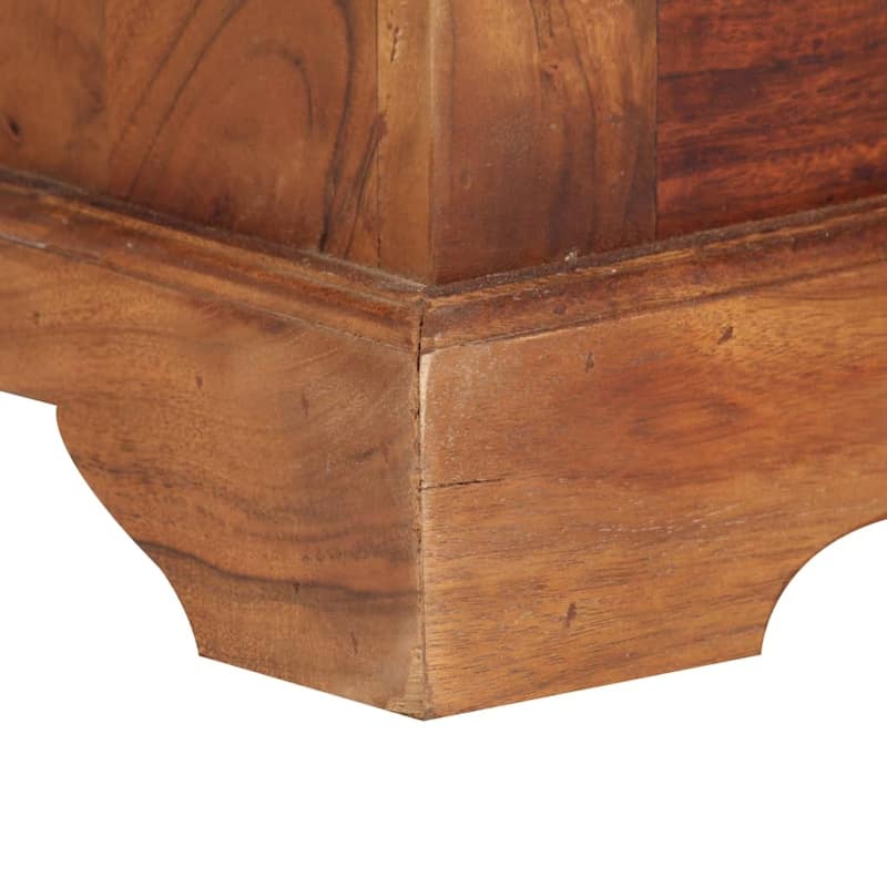 vidaXL Sideboard 24.8"x11.8"x29.5" Solid Acacia Wood