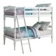 preview thumbnail 7 of 25, Classic Rectangular Design Twin over Twin Bunk Bed