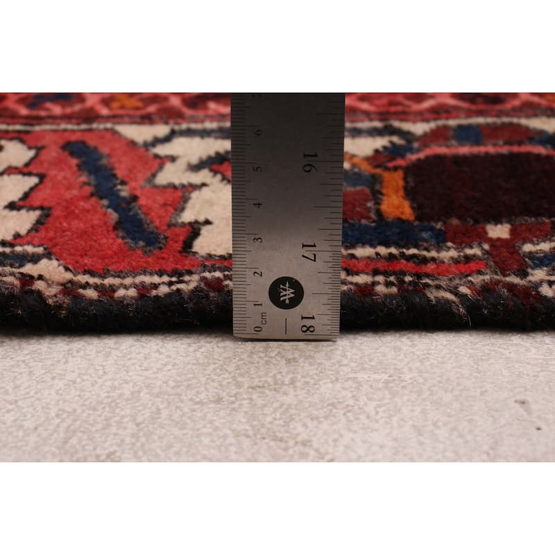 ECARPETGALLERY Hand-knotted Kayseri Vintage Red Wool Rug - 4'7 x 9'4