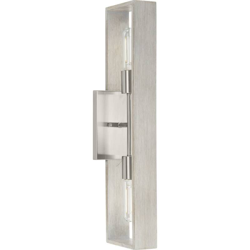 Progress Lighting P710126 Boundary 2 Light 6" Tall Wall Sconce