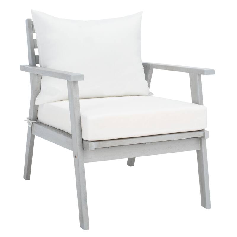 SAFAVIEH Outdoor Deacon 4-piece Conversation Patio Set. - 49" W x 30" D x 31" H