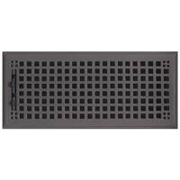 Modern Floor Register Silver Brushed Nickel Finish