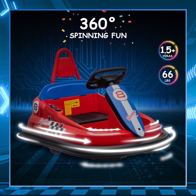 6V Bumper Car for Toddlers