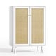 preview thumbnail 20 of 19, Anmytek Modern 2-Door Rattan Buffet Sideboard Kitchen Storage Cabinet for Living Room