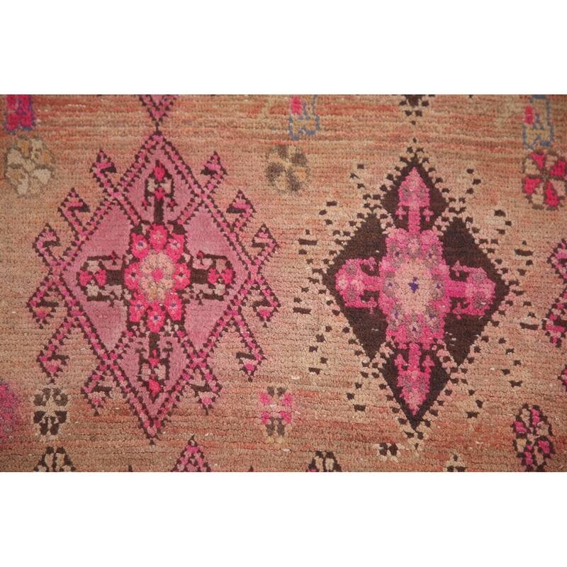 Hand Knotted Oriental 100% Wool Carpet Traditional All-Over Oranges & Rust Sirjan Area Rug - 5' 10'' X 4' 3''