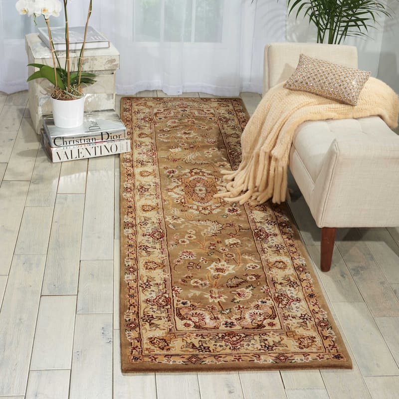 Nourison Hand-tufted Traditional Persian Wool Silk Area Rug
