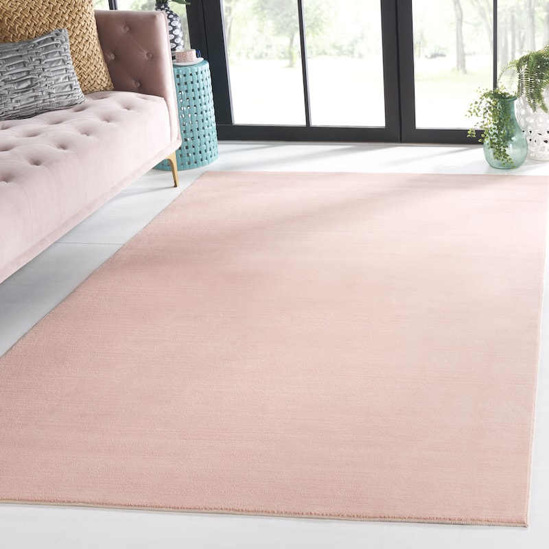 SAFAVIEH Loft Cassie Contemporary Machine Washable Rug - 9' x 12' - Peach - Rectangle