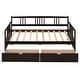 preview thumbnail 5 of 16, Twin Over Twin Floor Bunk Bed with Storage