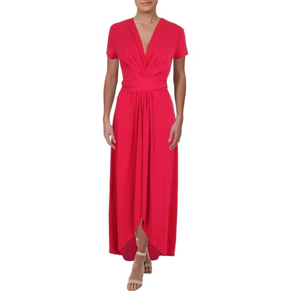 michael kors high low wrap dress