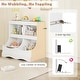 preview thumbnail 30 of 30, Costway Toy Storage Organizer for Toys & Books 4-Cubby Kids Bookcase - See Details