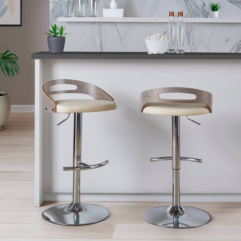 Cassis Adjustable Barstool - Set of 2