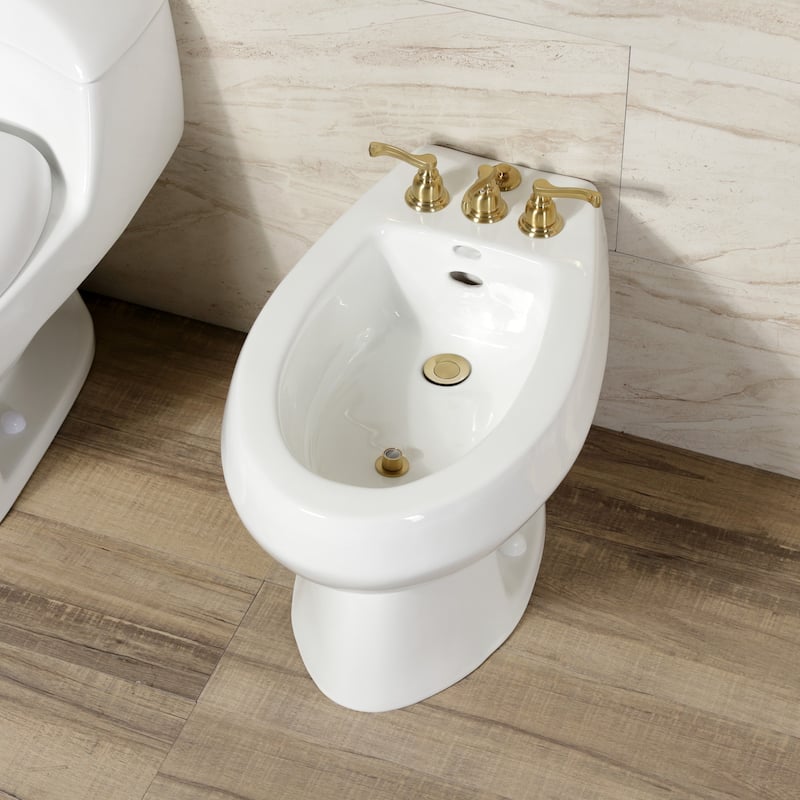 Kingston Brass Royale Three-Handle Bidet Faucet