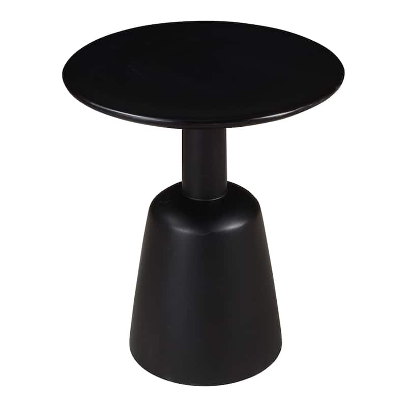 Aurelle Home Nilla Art Deco Solid Acacia Wood End Table